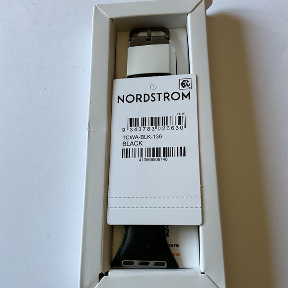 BELLROY CLASSIC APPLE WATCH LEATHER STRAP BLACK SMALL APPLE WATCH 38-42 NWT main image 13